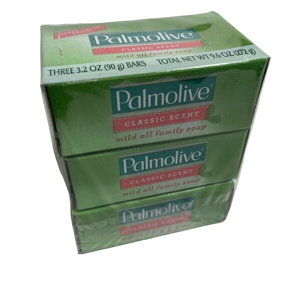 Mild Hand Body Soap Palmolive Classic Scent Pack 3 Bars u - Picture 1 of 3